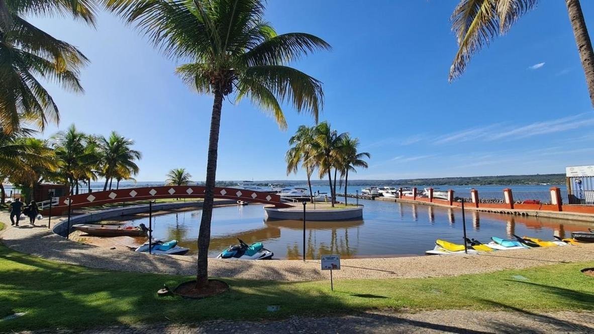 Luxuoso Flat Lake Side Com Vista Para O Lago Brasilia Exterior foto